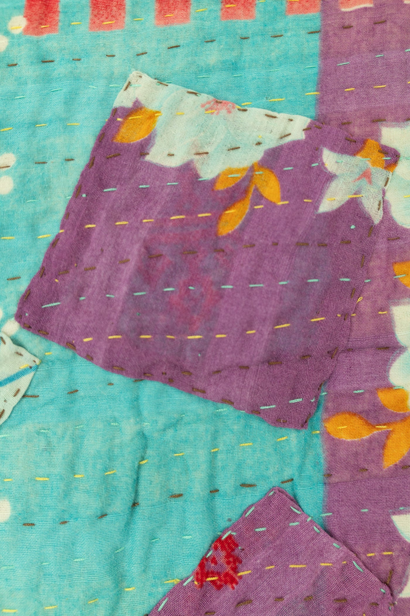 Sweet No. 2 Kantha Baby Blanket