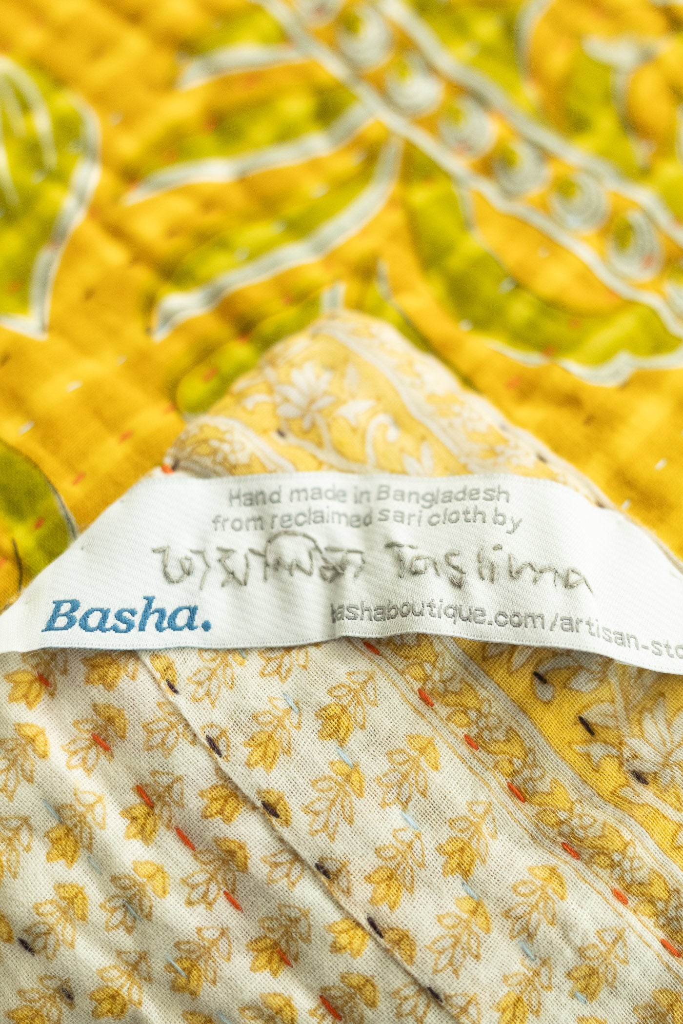 Babe No. 1 Kantha Baby Blanket