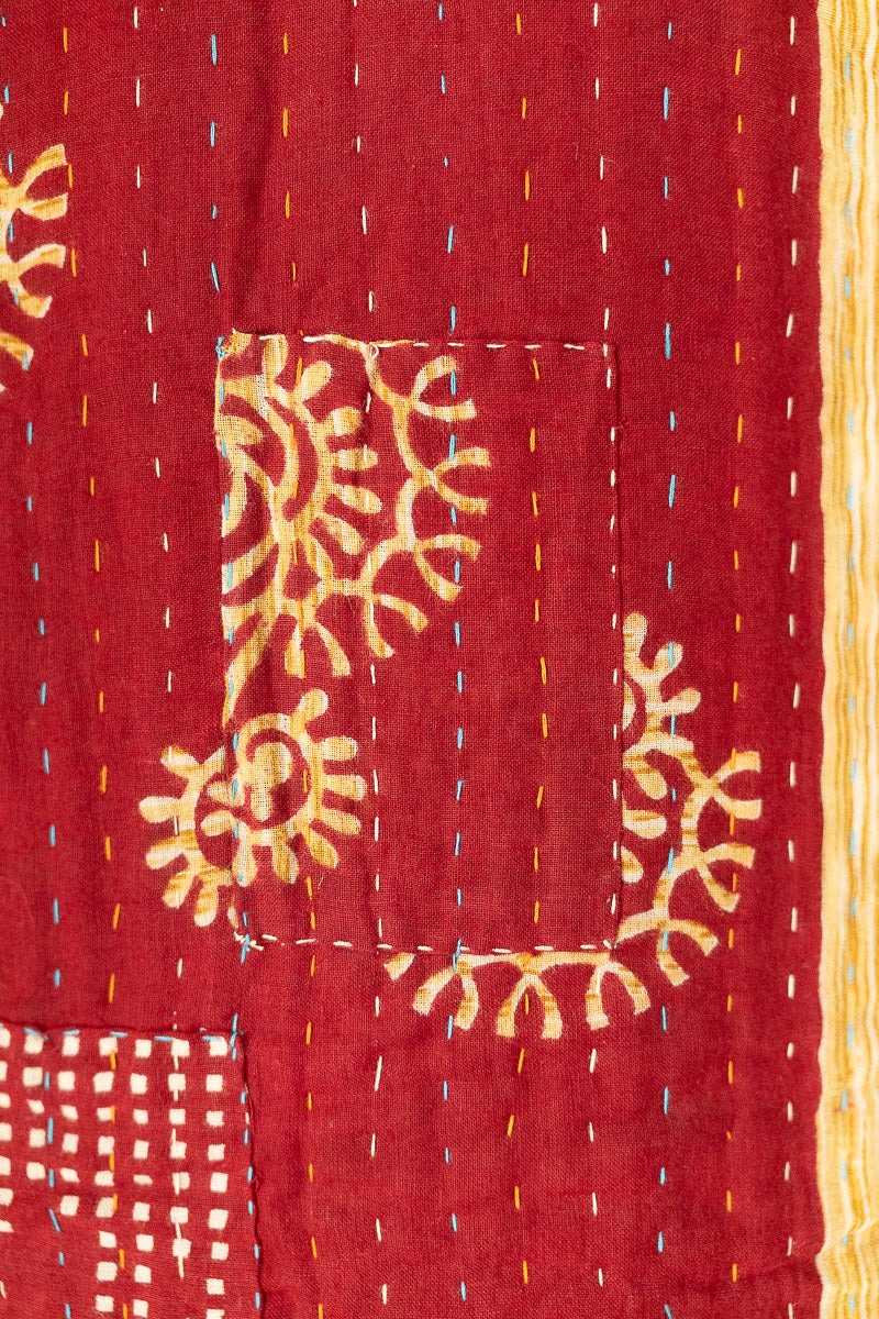 Kind Large Kantha Throw