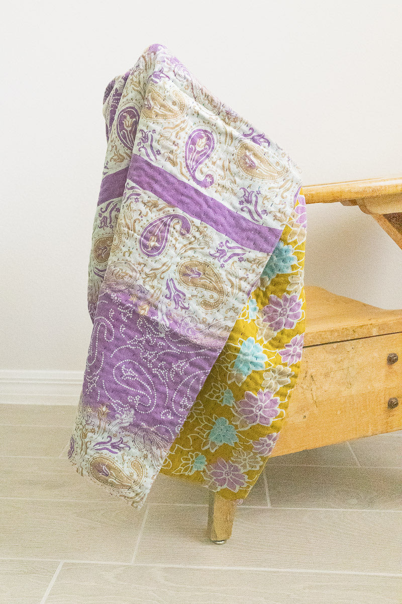 dignify Kantha Baby Blanket Quilt