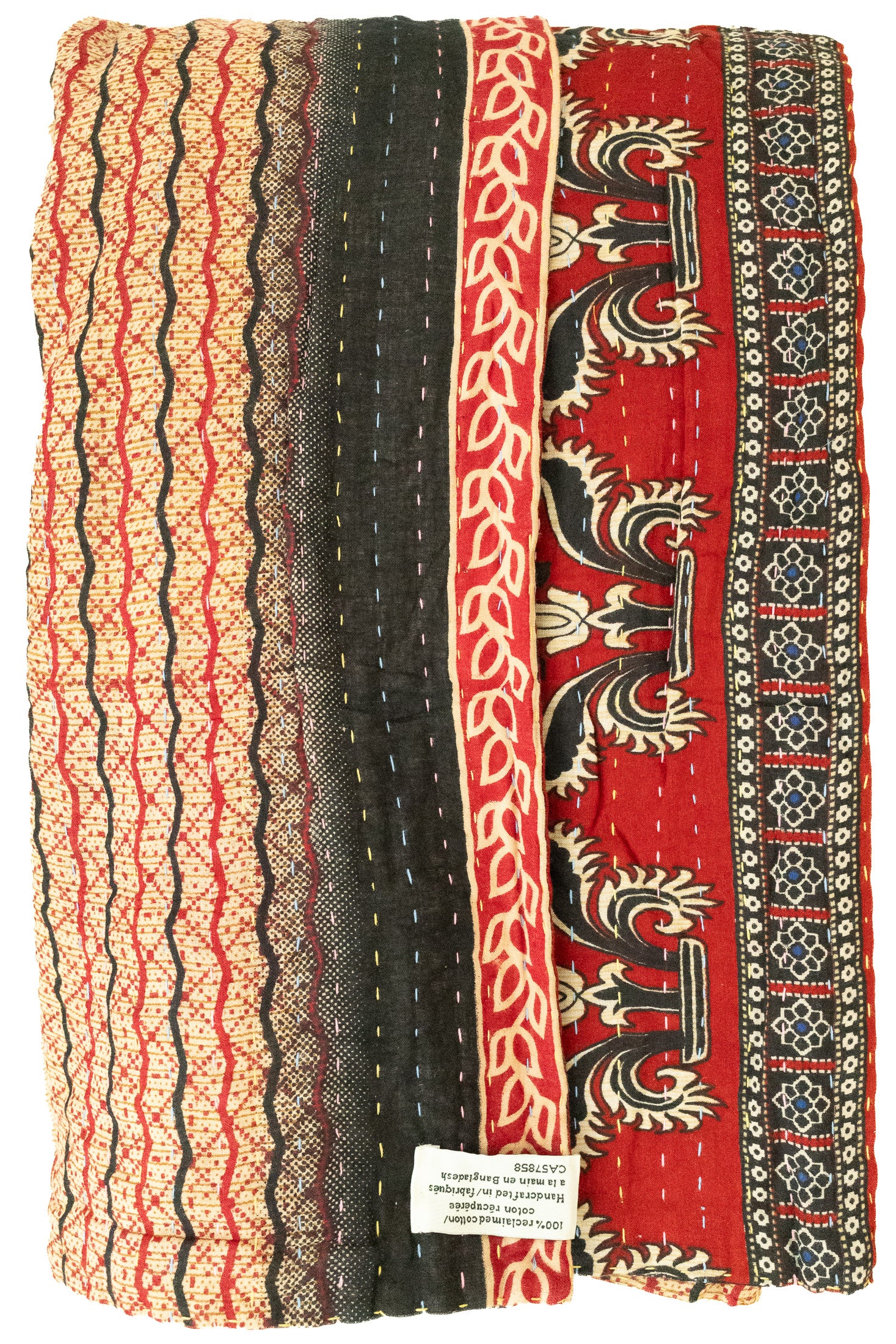 Kindle Large Kantha Throw Blanket