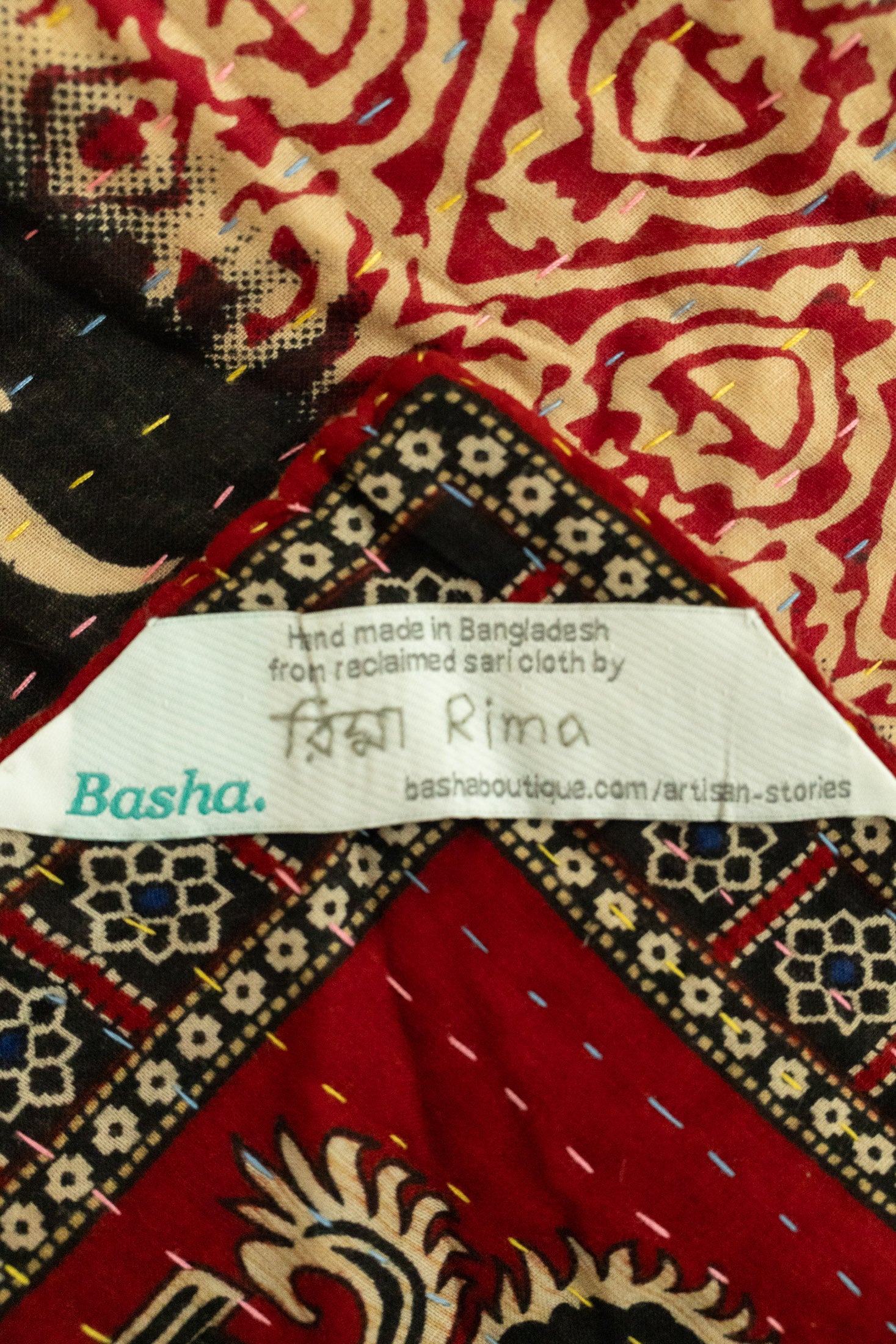 Kindle Large Kantha Throw Blanket