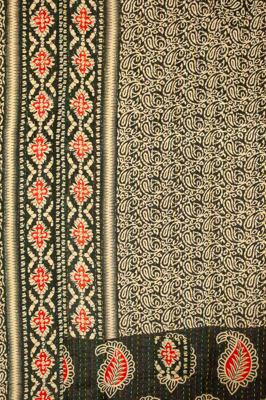 Kinship Large Kantha Throw