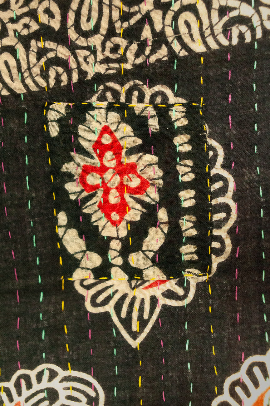 Kinship Large Kantha Throw