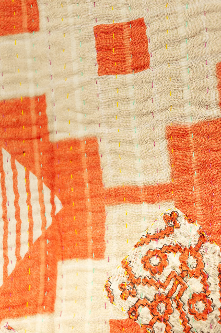 Kinship Large Kantha Throw