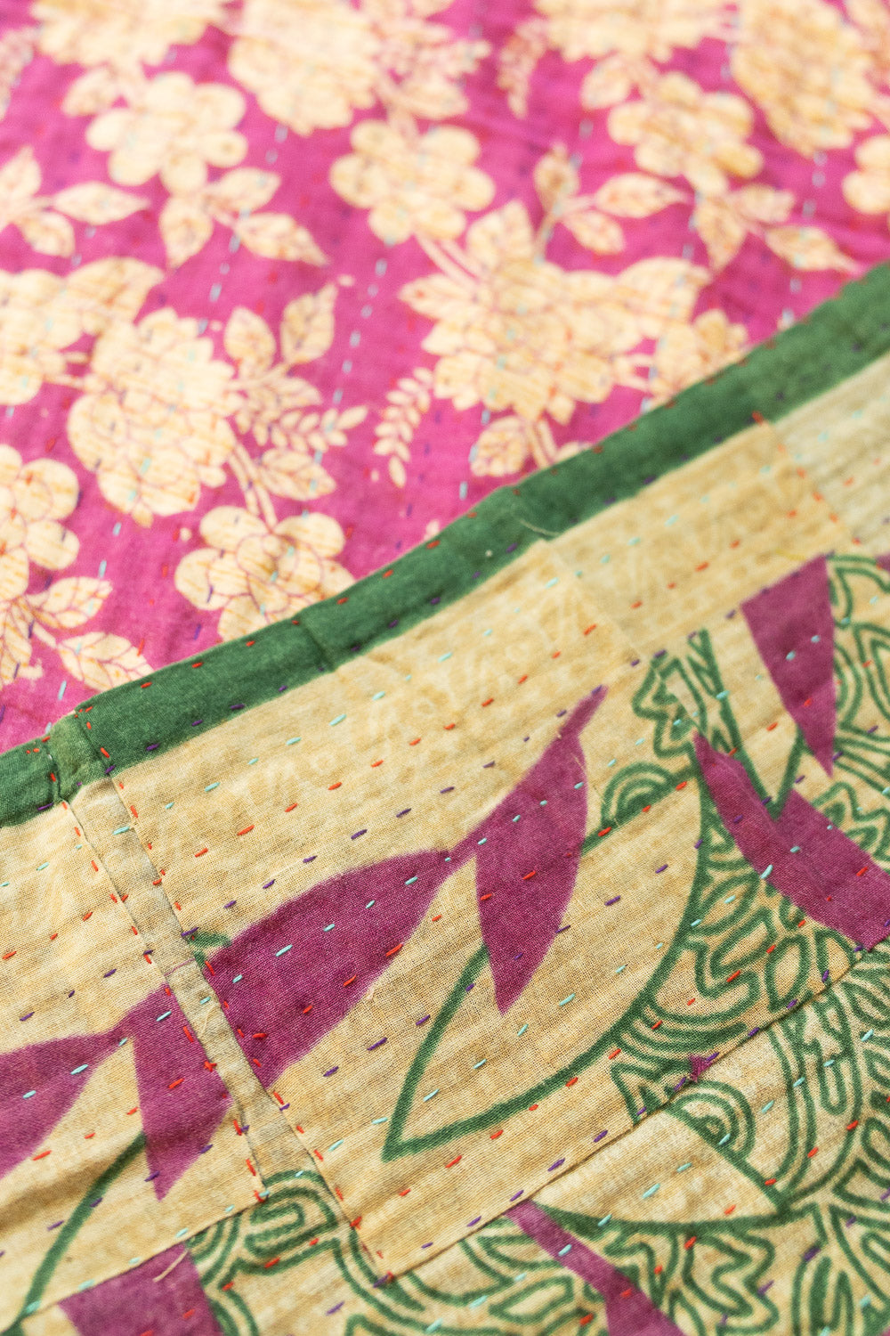 Kantha Table Runner Cotton L2