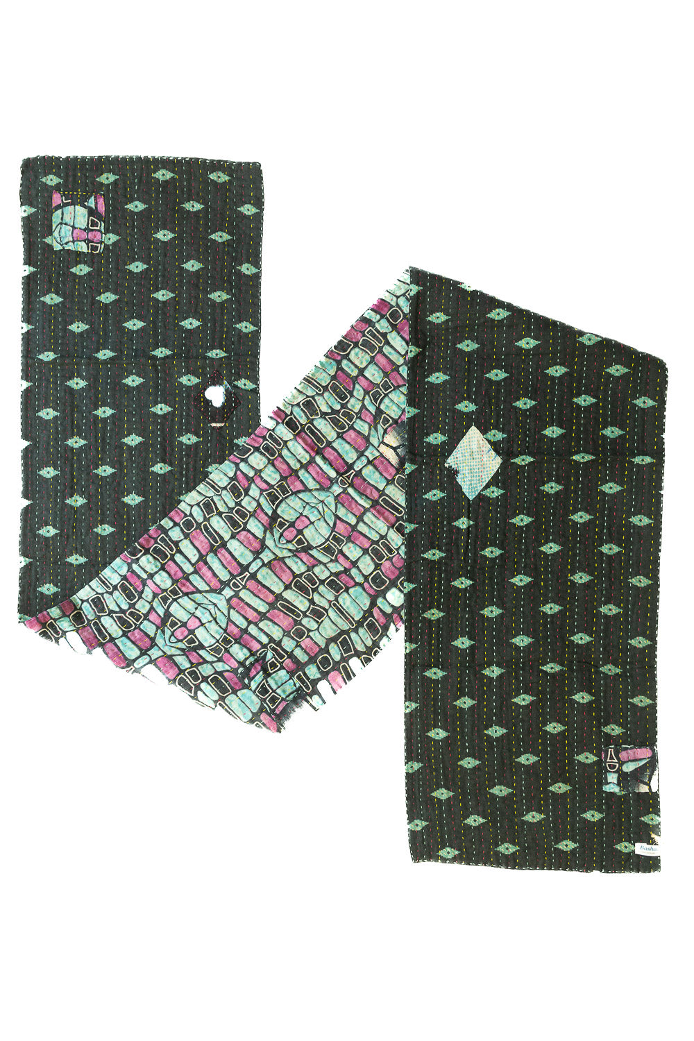 Kantha Table Runner Cotton L3