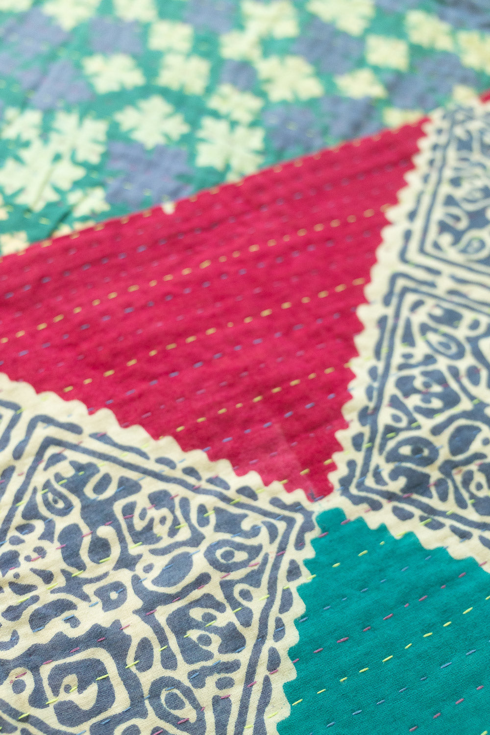 Kantha Table Runner Cotton L5