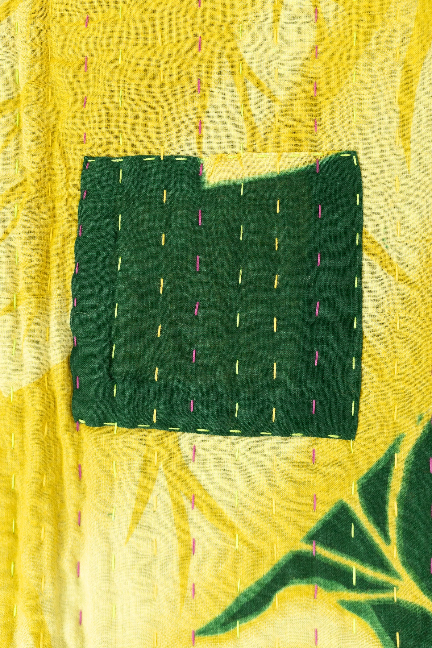 Assured Large Kantha Throw Blanket