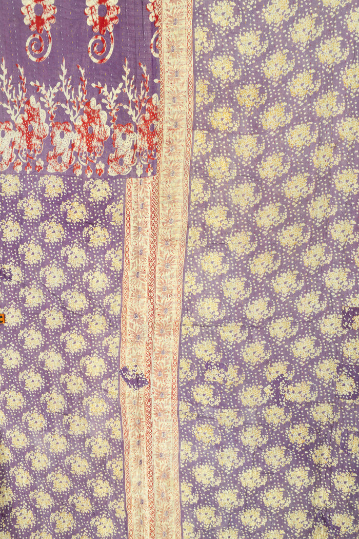 Awake Large Kantha Throw Blanket