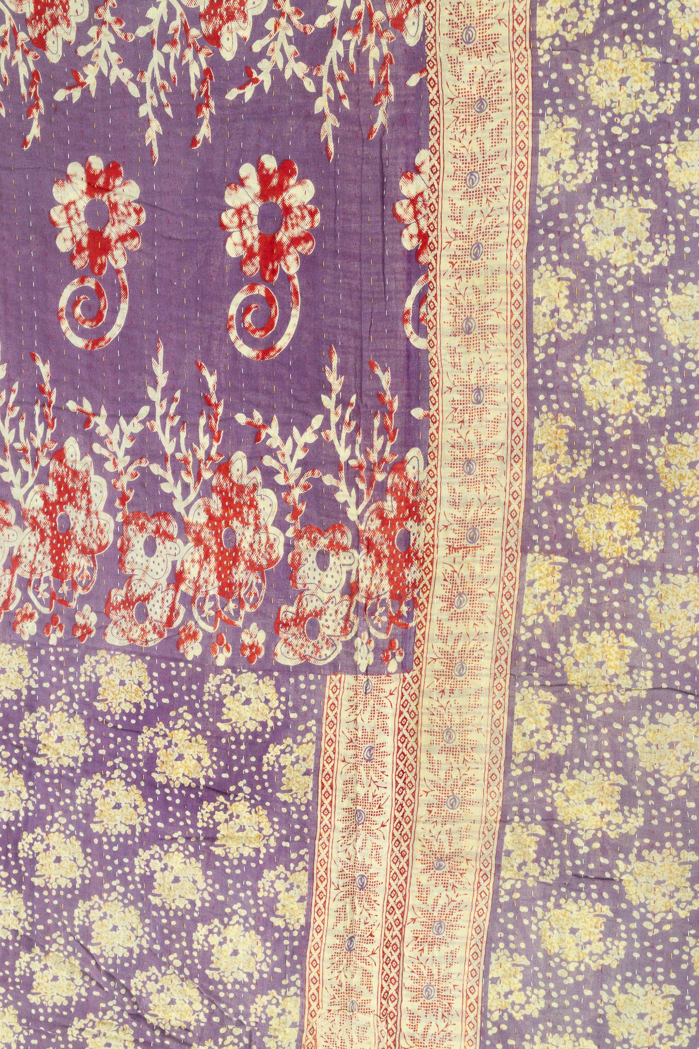 Awake Large Kantha Throw Blanket