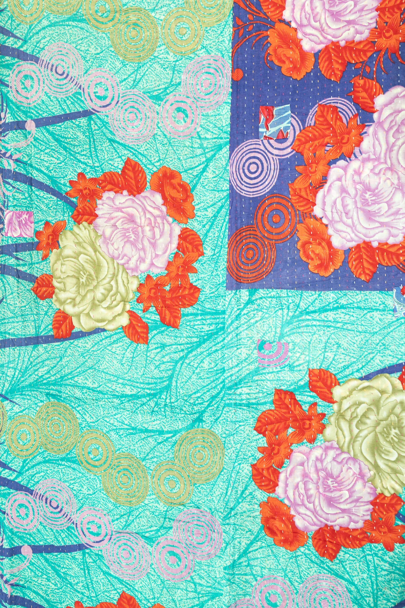 Awake Large Kantha Throw Blanket