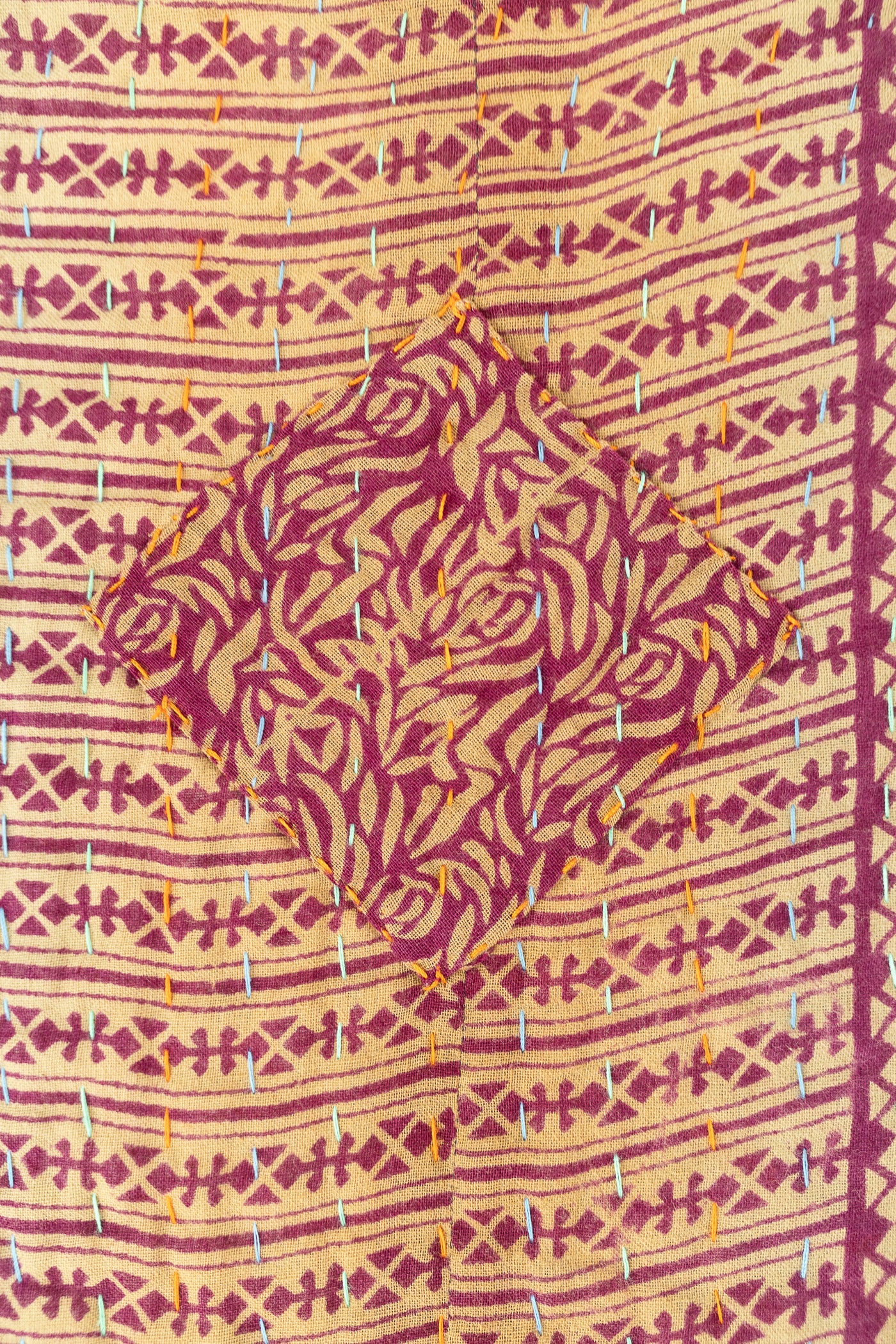 Banyan Large Kantha Throw Blanket