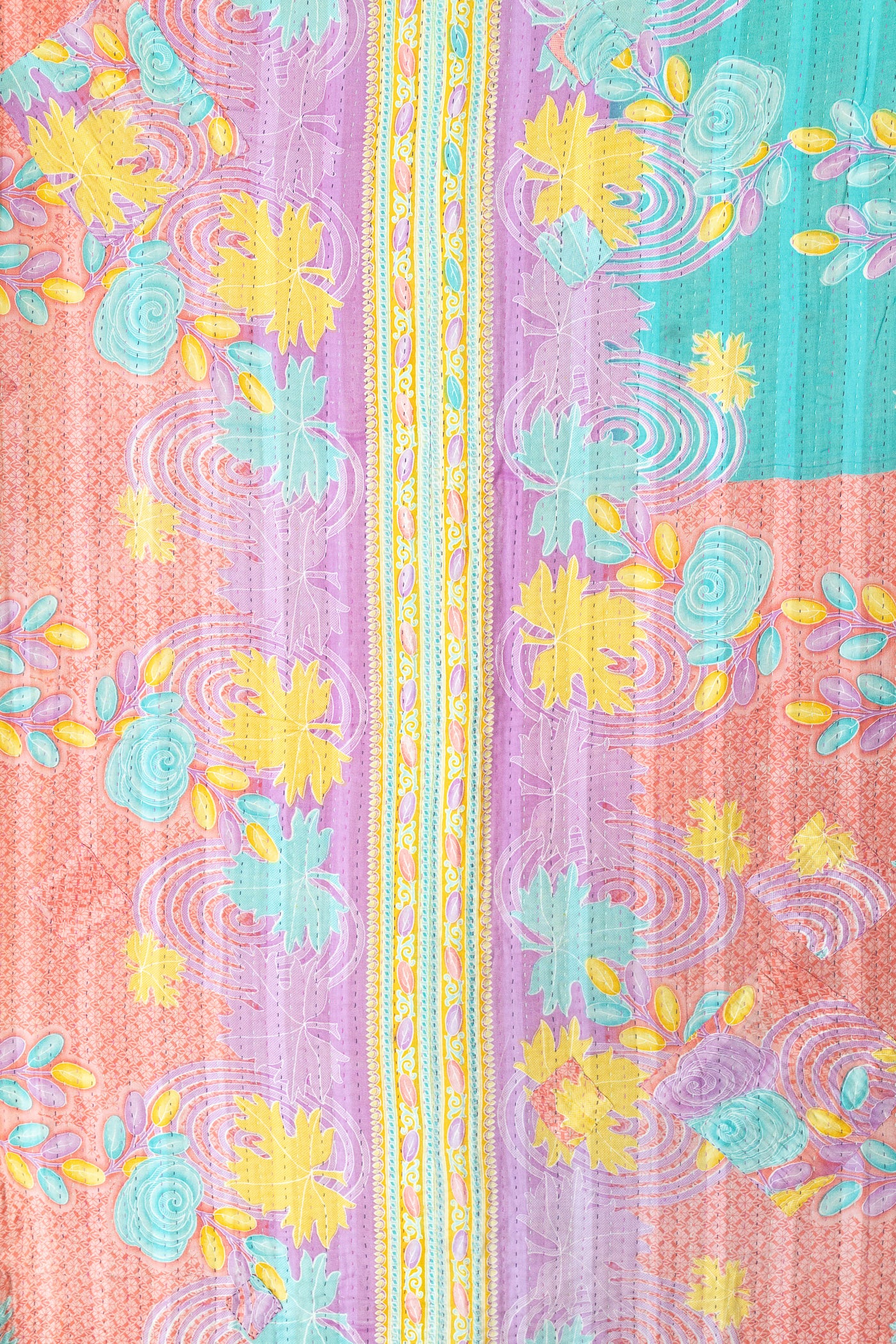 Daydream Large Kantha Throw Blanket