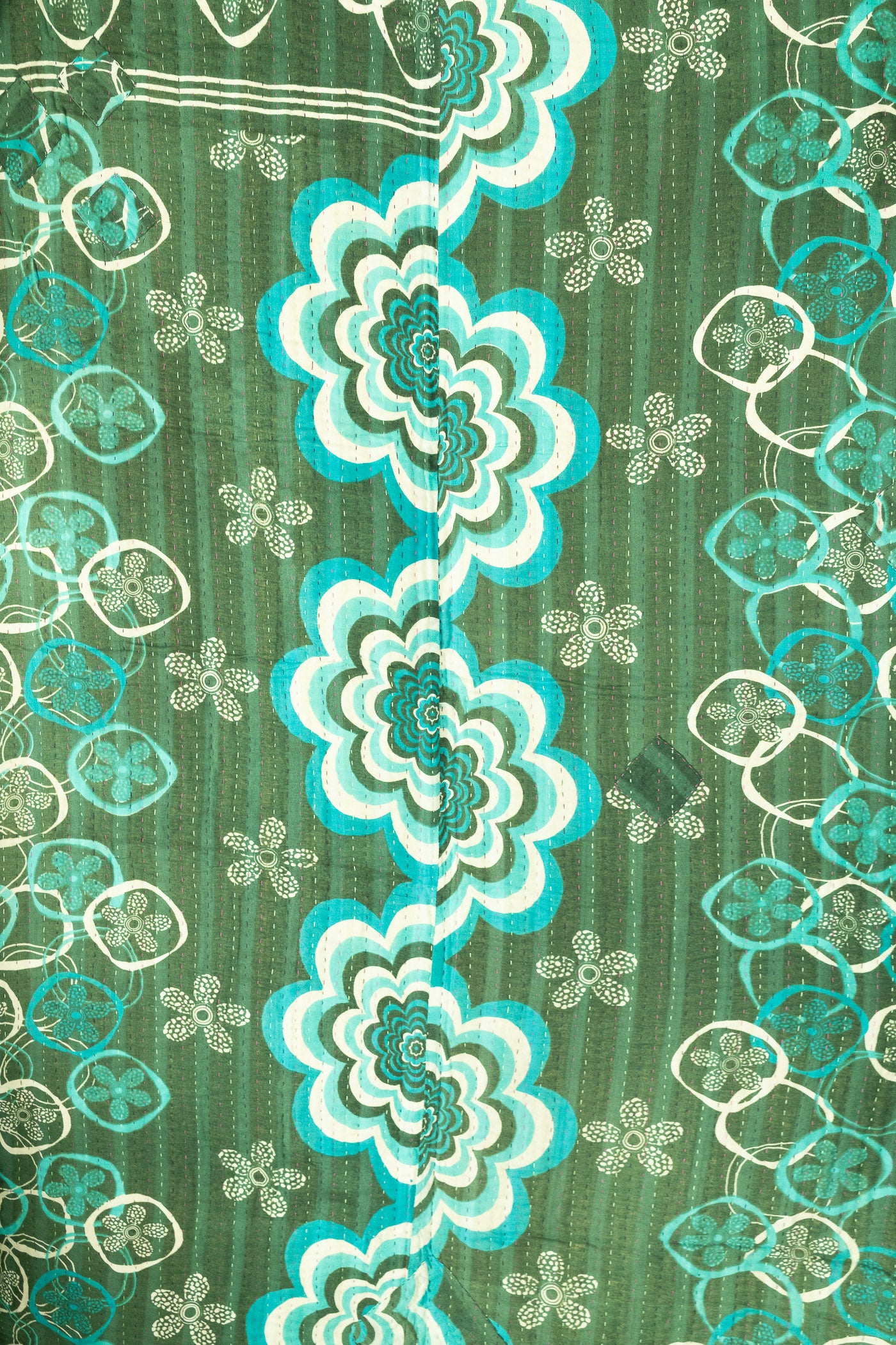 Daydream Large Kantha Throw Blanket