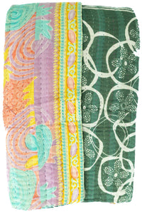 Daydream Large Kantha Throw Blanket
