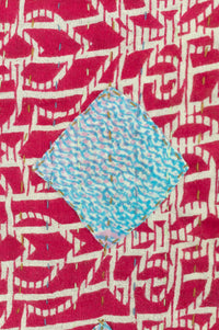 Embrace Large Kantha Throw Blanket