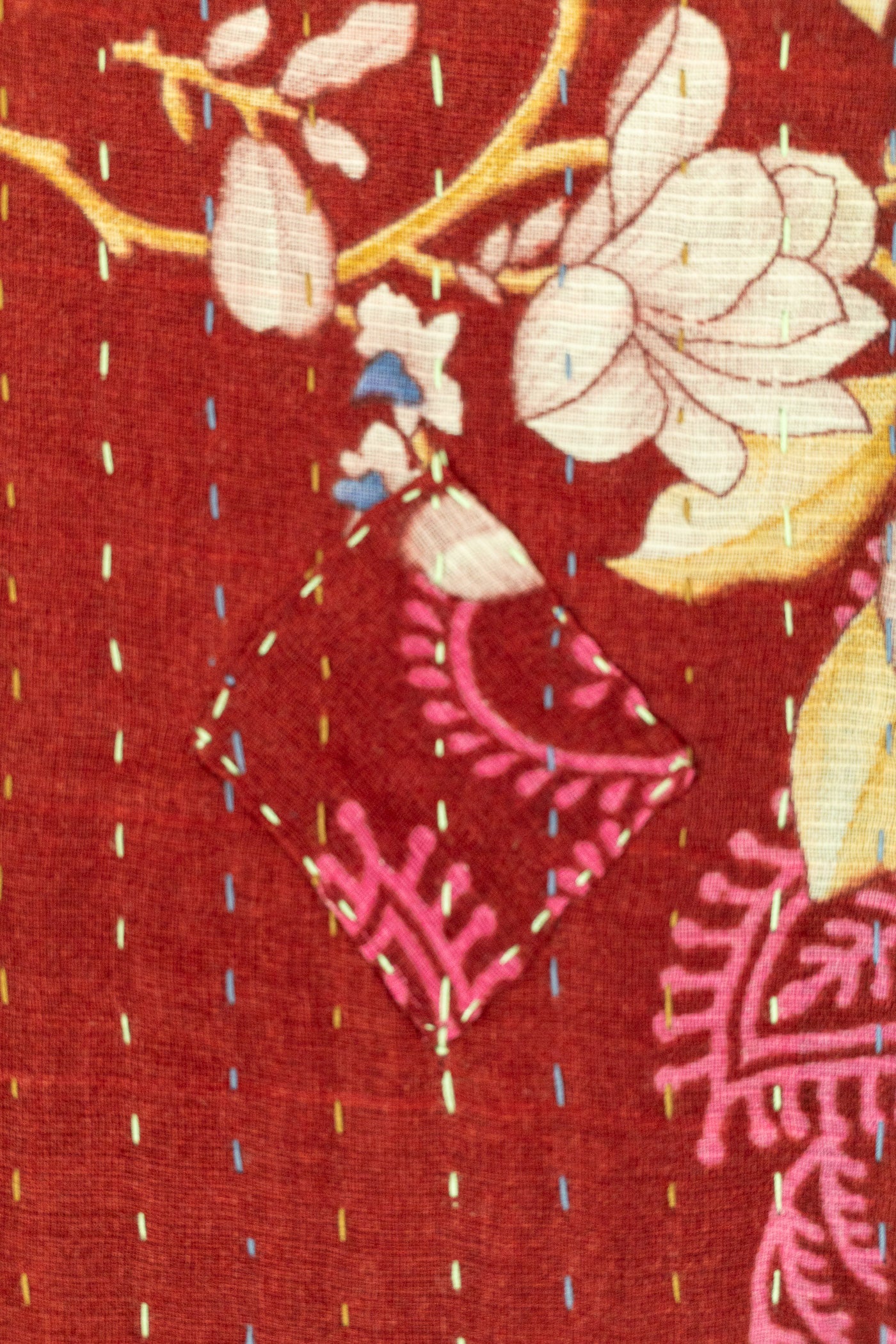 Embrace Large Kantha Throw Blanket