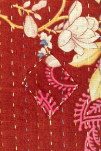 Embrace Large Kantha Throw Blanket