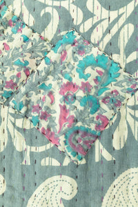 Faithful Large Kantha Throw Blanket