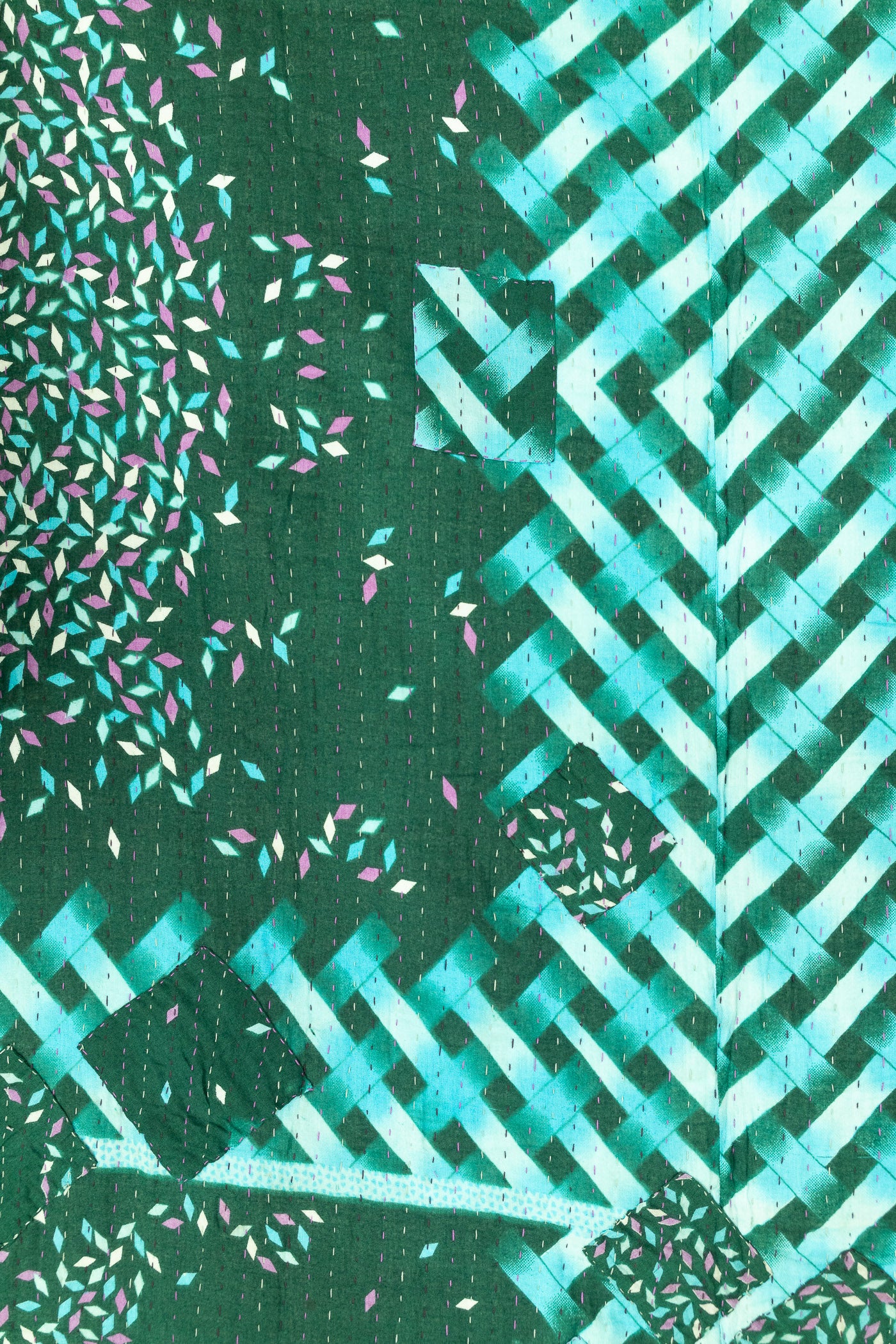 Faithful Large Kantha Throw Blanket