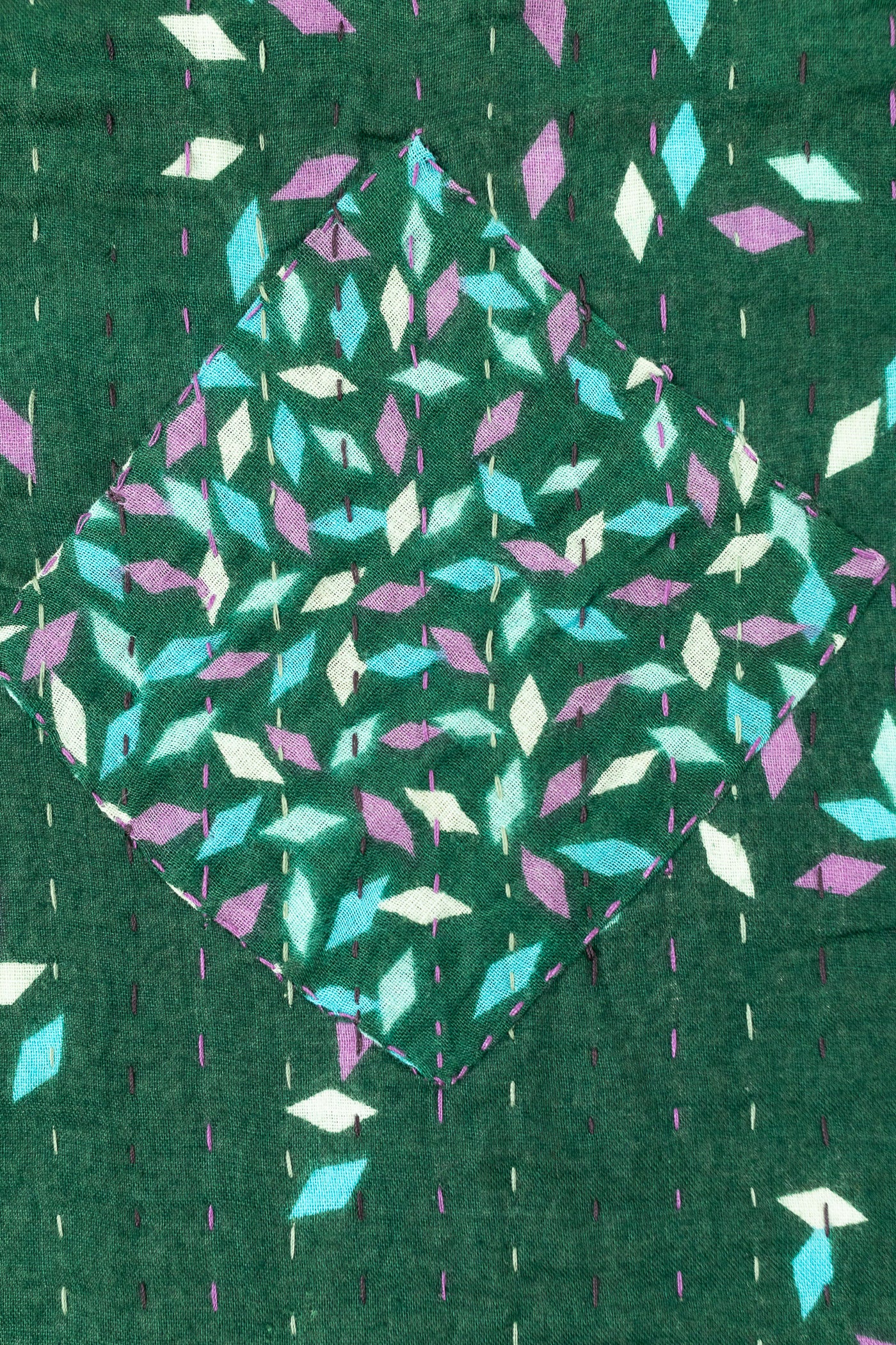 Faithful Large Kantha Throw Blanket