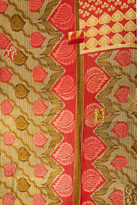 Gratitude Large Kantha Throw Blanket