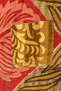 Gratitude Large Kantha Throw Blanket