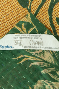 Harmony No. 1 Large Kantha Throw Blanket