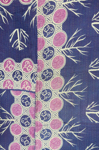 Midnight Large Kantha Throw Blanket