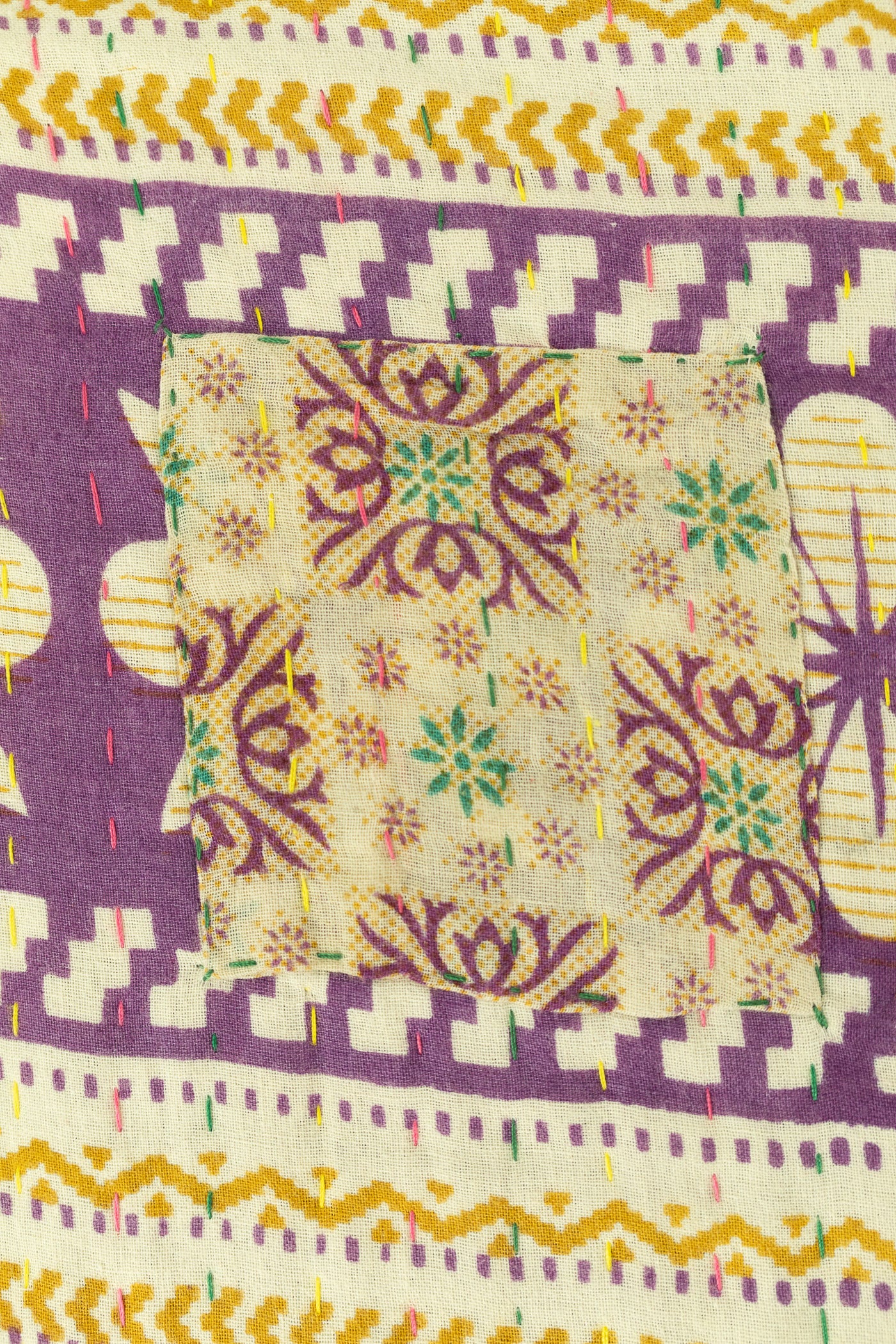 Refreshed Large Kantha Throw Blanket