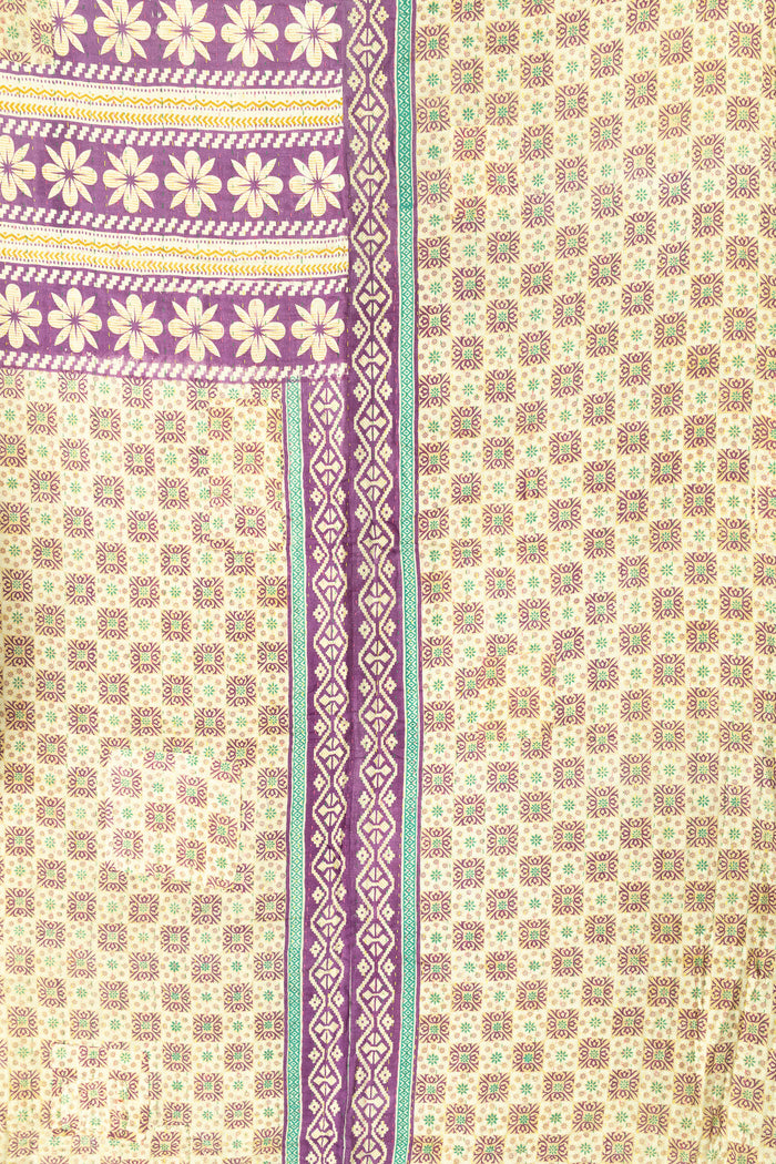 Refreshed Large Kantha Throw Blanket