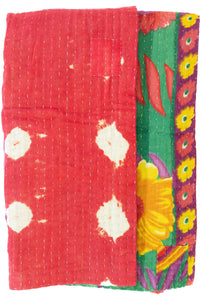Kantha Throw Bed Quilt