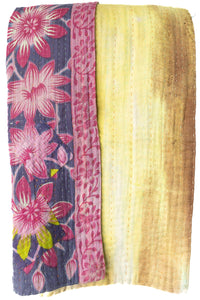 Kantha Throw Bed Quilt