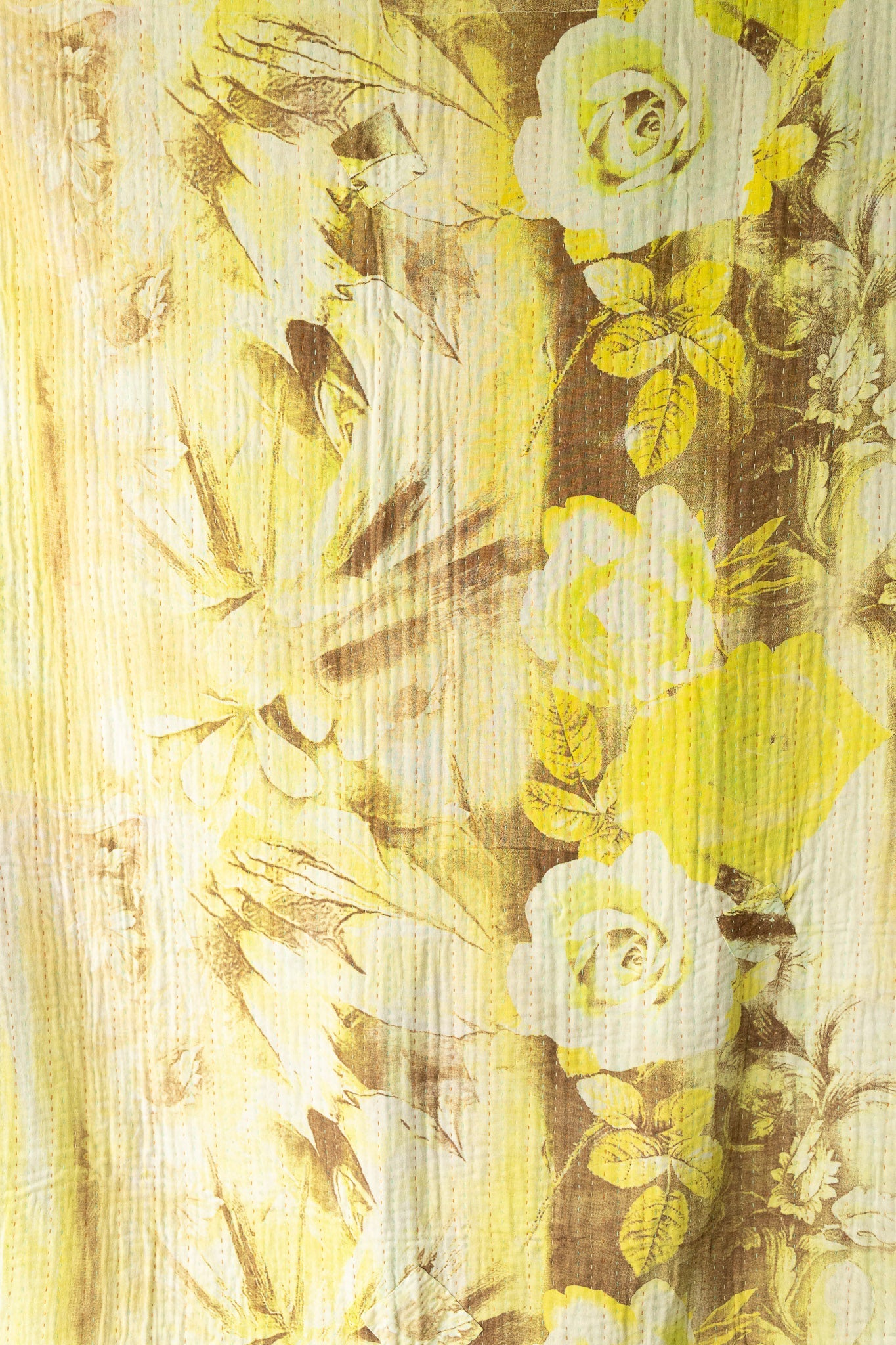 Lighthearted Kantha Throw