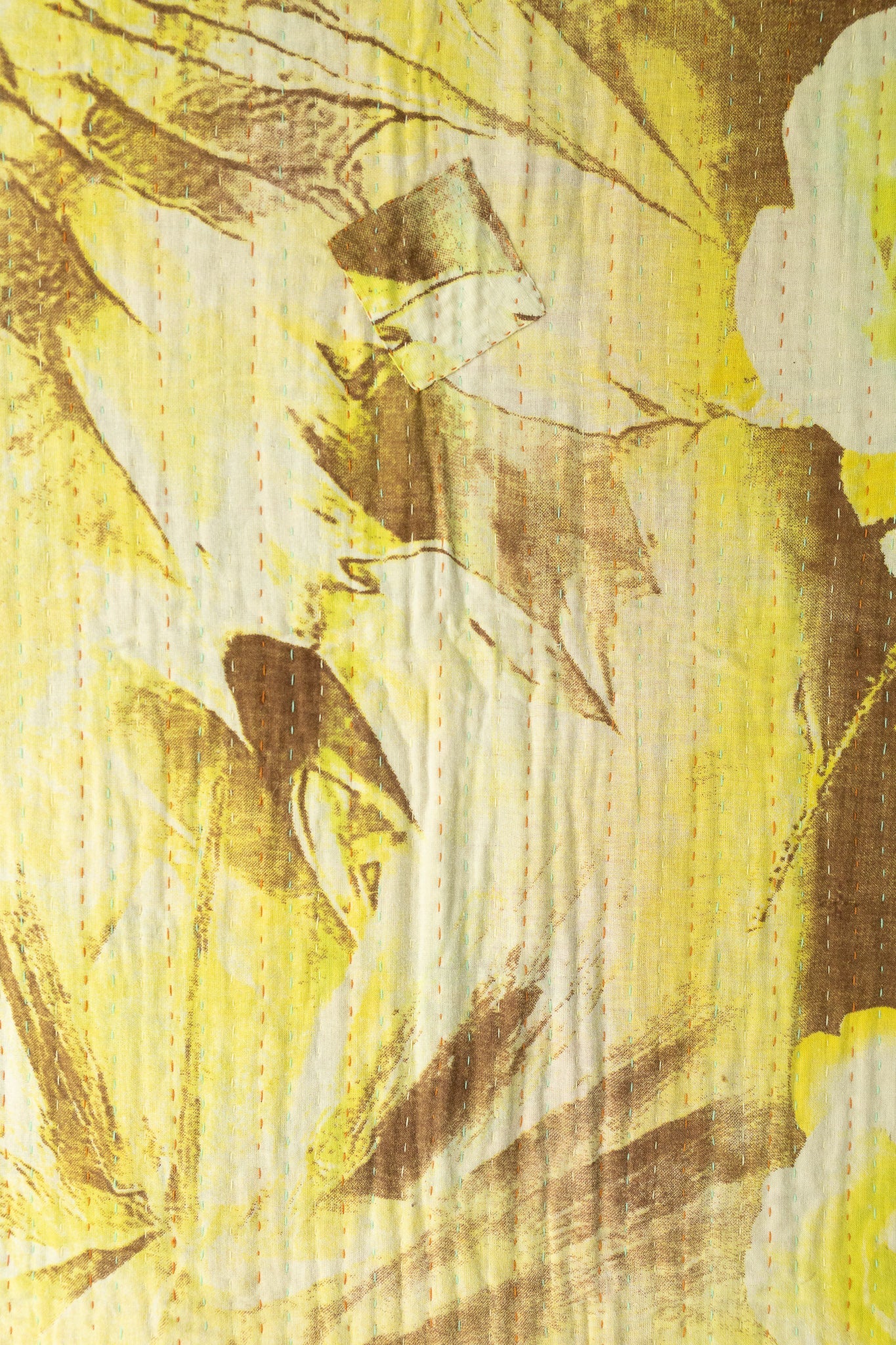 Lighthearted Kantha Throw