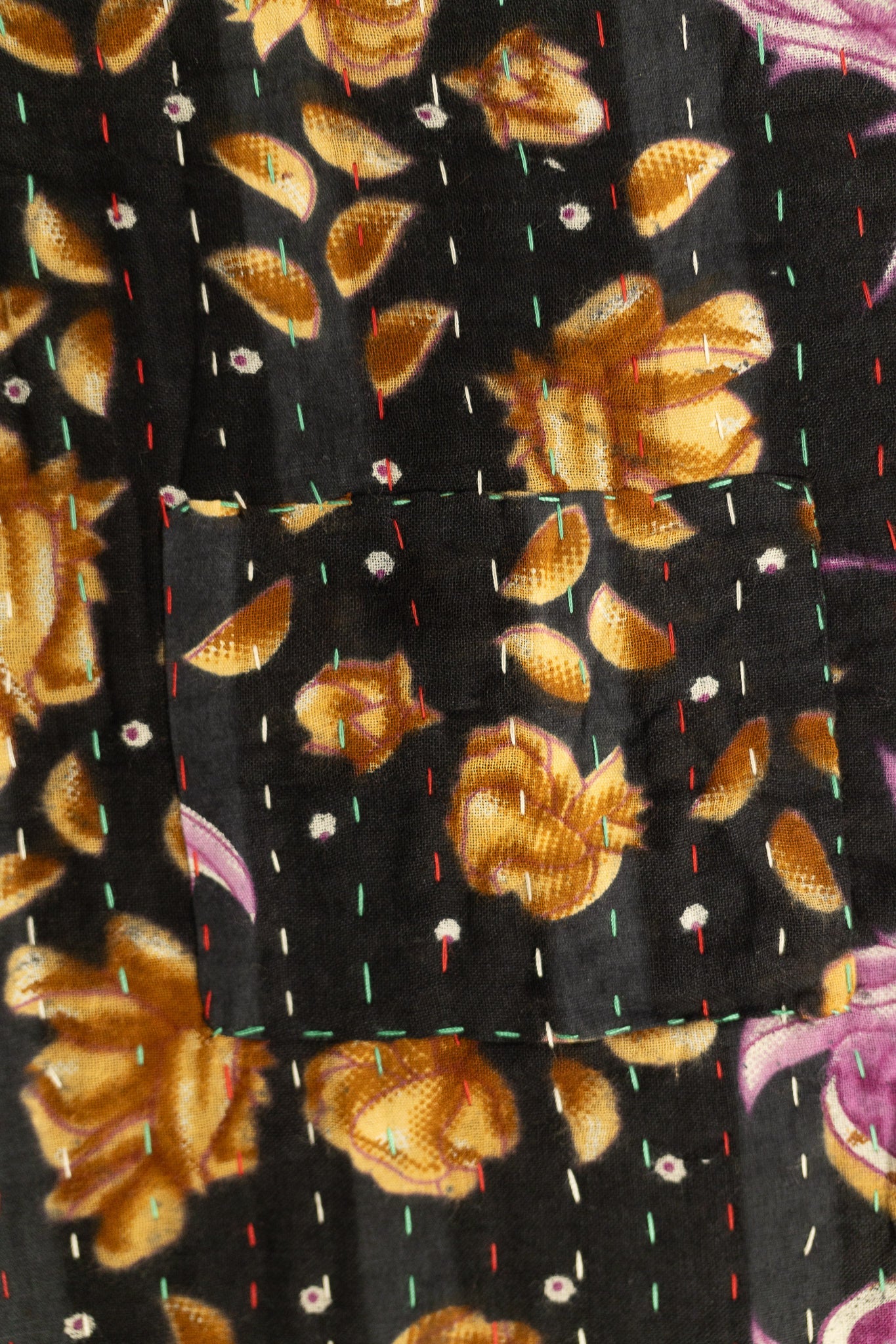 Lilac Large Kantha Throw