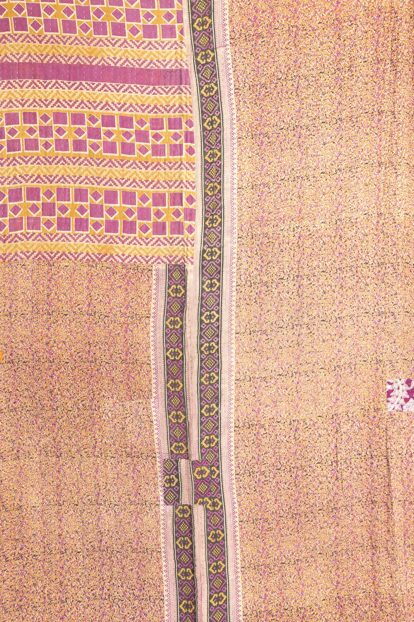 Lilac Large Kantha Throw