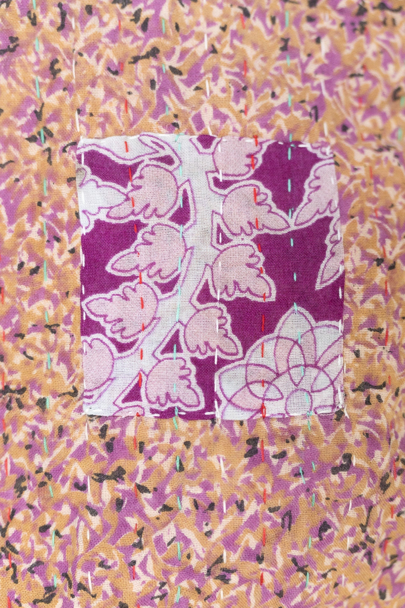 Lilac Large Kantha Throw