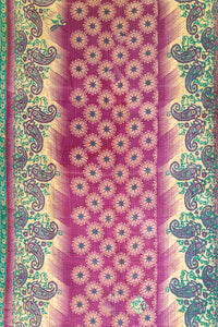 Kantha Throw Bed Quilt