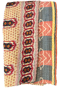 Kantha Throw Bed Quilt