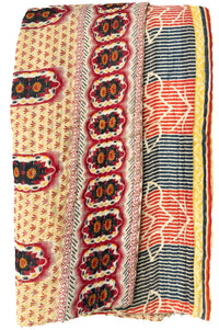 Kantha Throw Bed Quilt