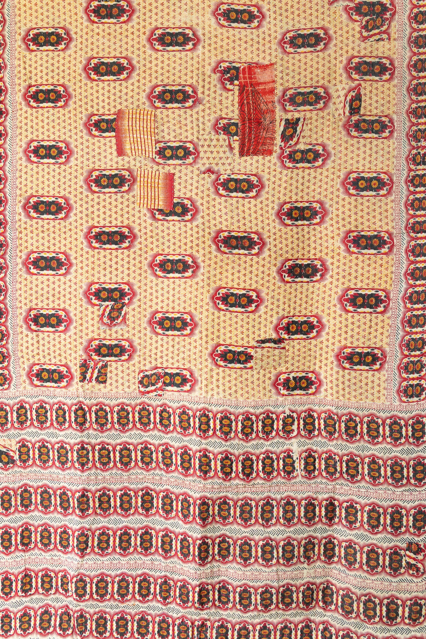 Lionhearted Kantha Throw