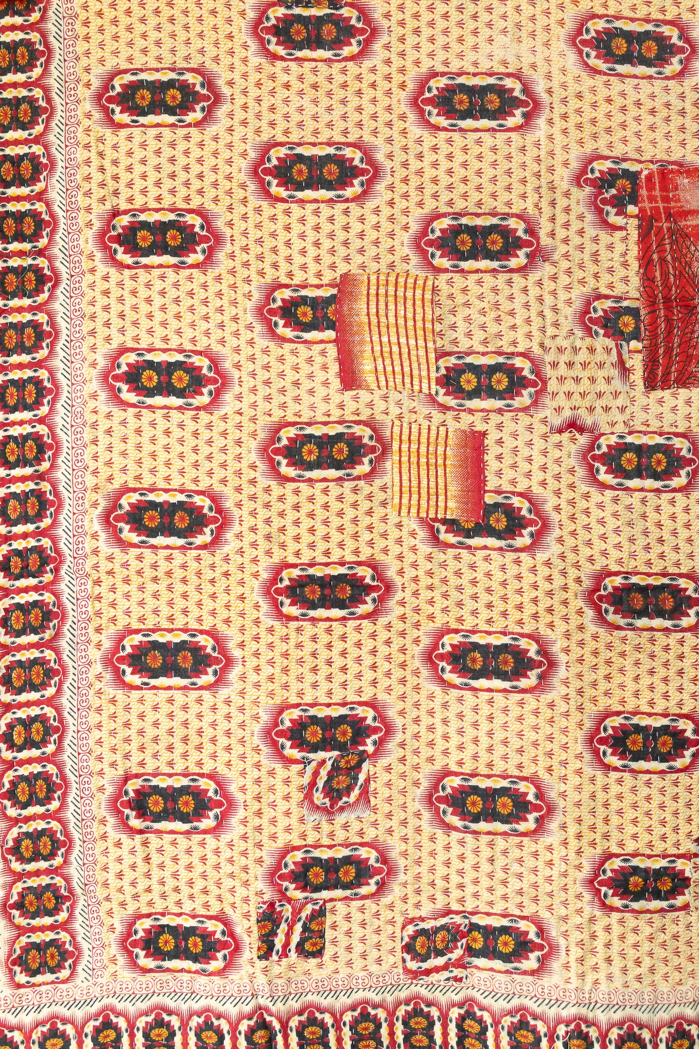 Lionhearted Kantha Throw