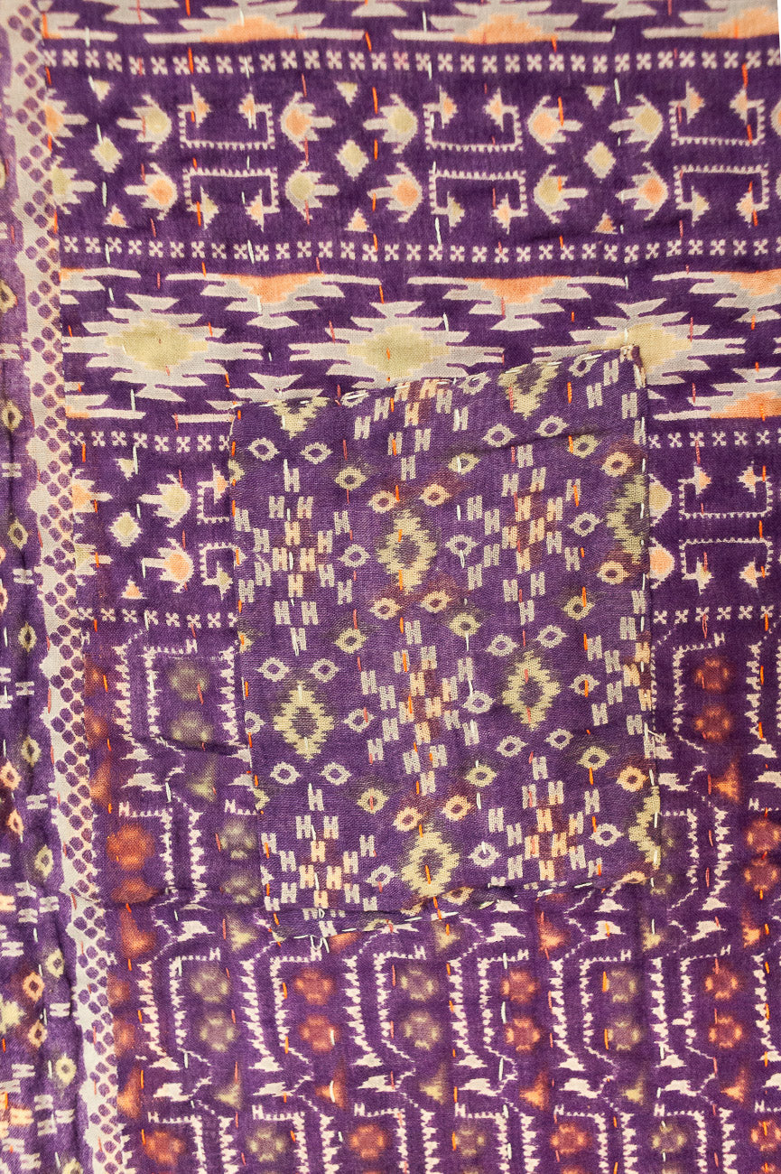 Listen Large Kantha Throw