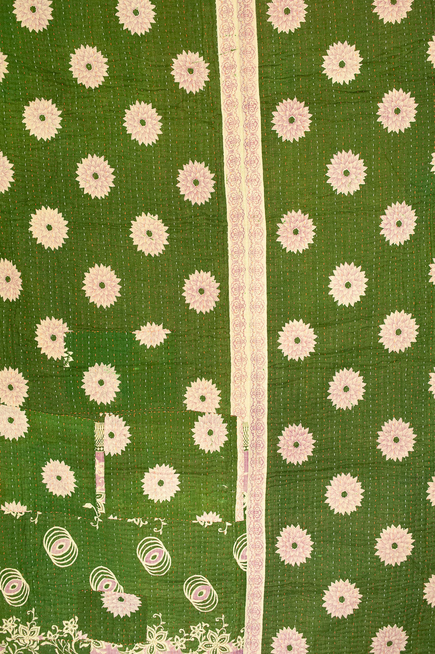 Listen Large Kantha Throw