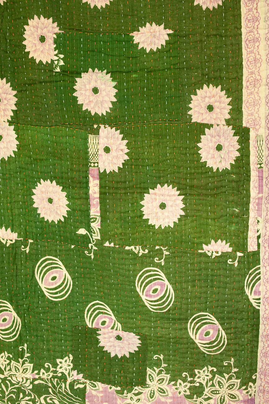 Listen Large Kantha Throw