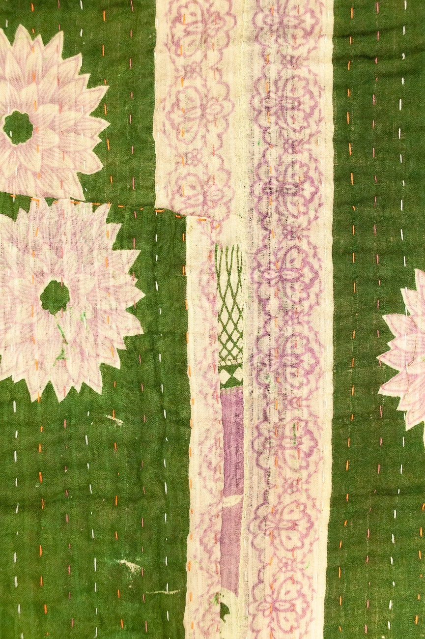 Listen Large Kantha Throw