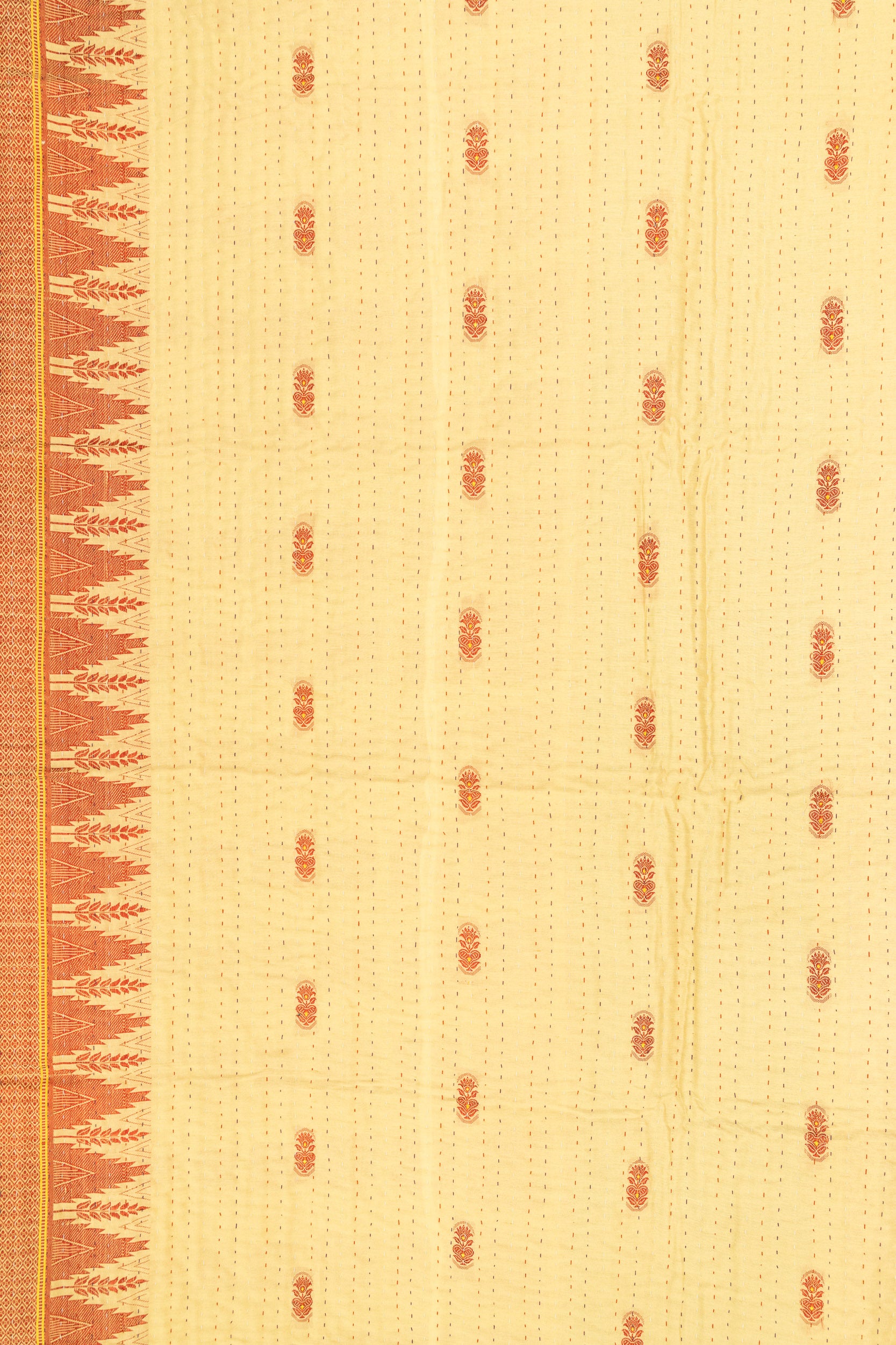 Living Silk Blend Kantha Throw