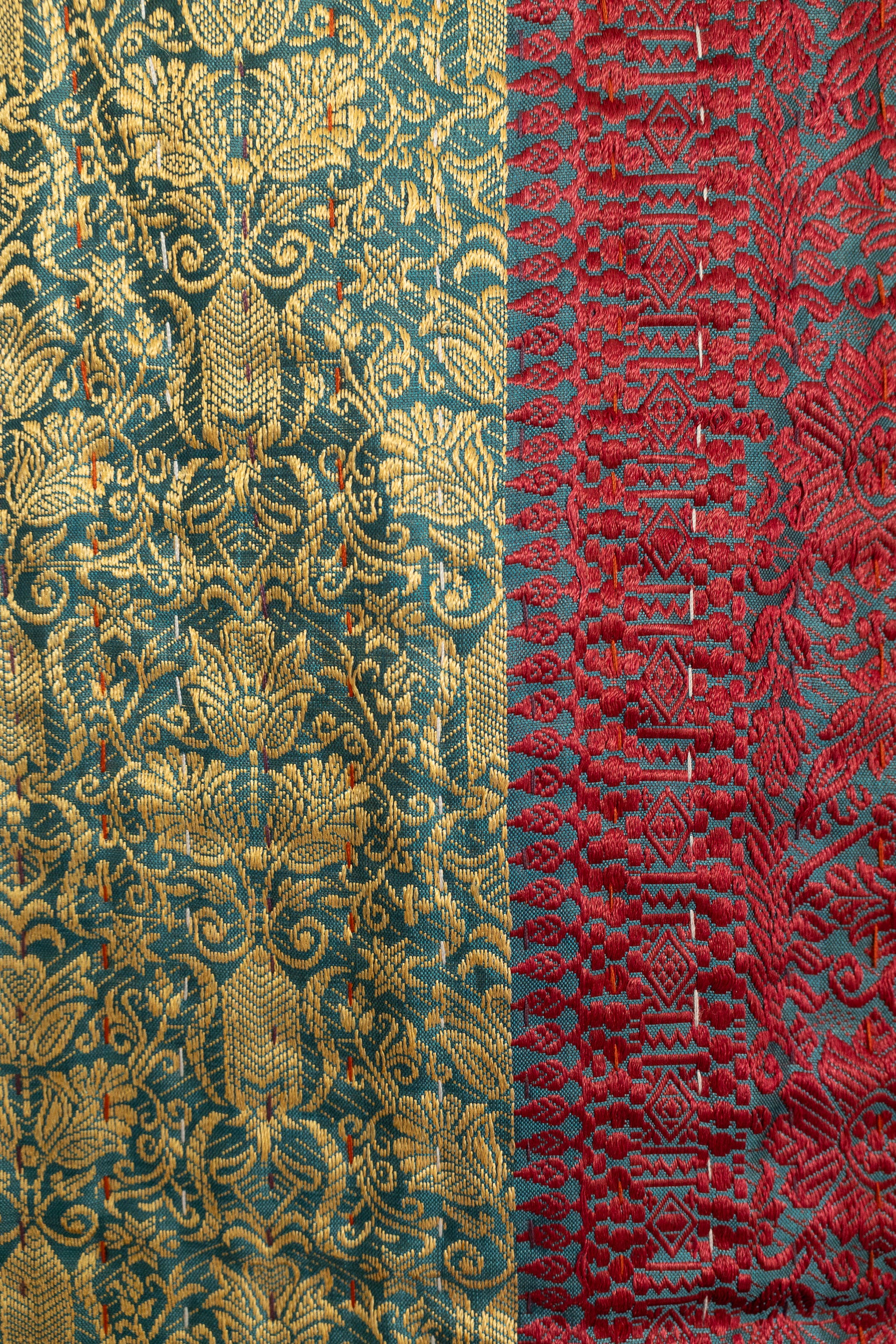 Living Silk Blend Kantha Throw